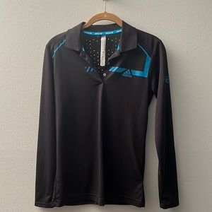 Adidas Women's Essentials Climachill Long Sleeve Polo Pullover